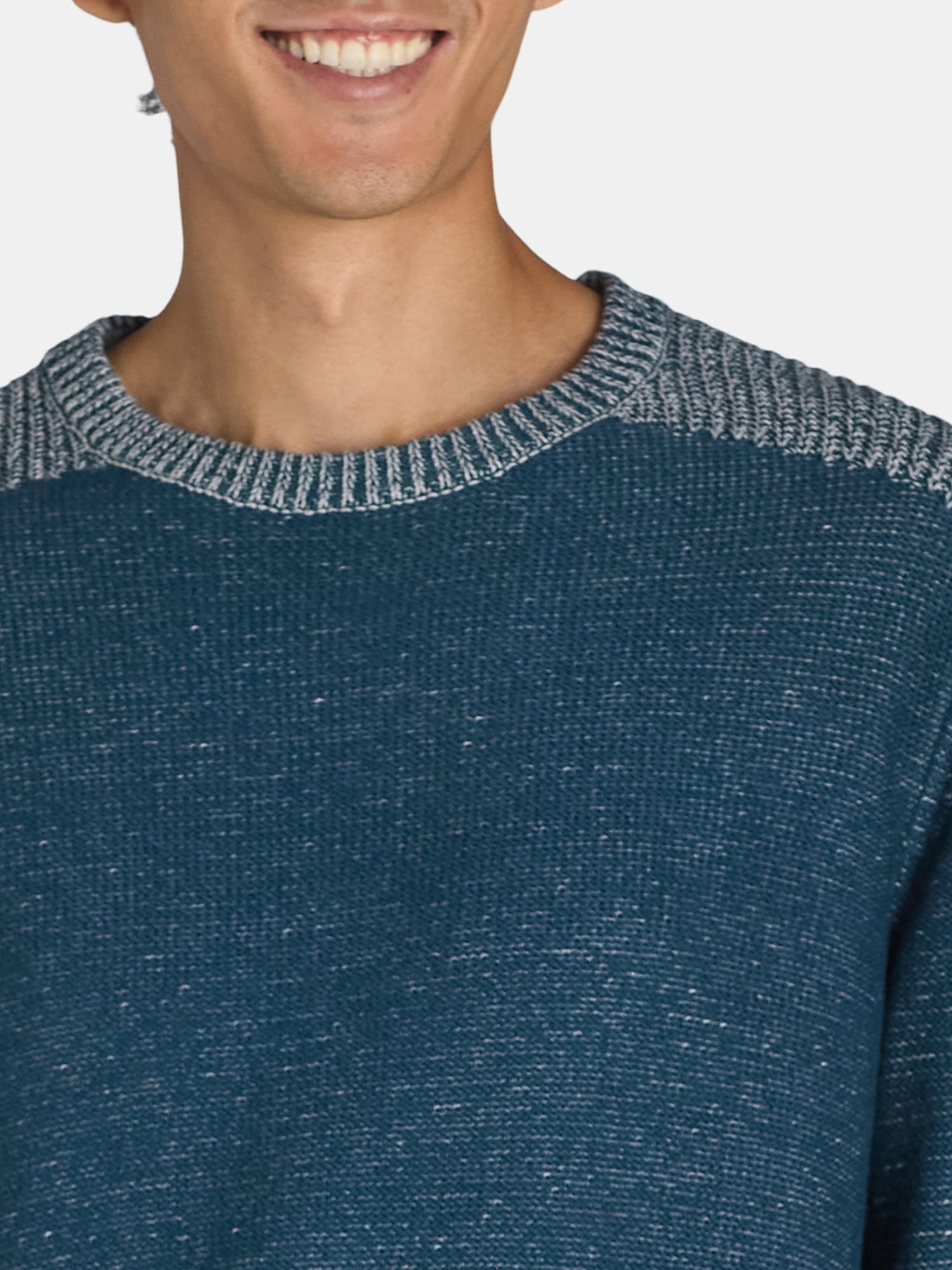 Tribekka 44 Men's Plaited Rib Crewneck Sweater, Sizes XS-3XL