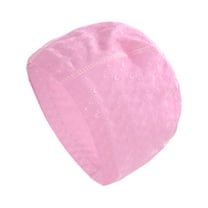 Unique Bargains 1 Pc Breathable Pleated style Swimming Cap Pink