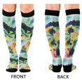 thumbnail image 4 of FORMRS Womens Knee High Socks Casual Long Thick Travel Daily Wear, 2 Pairs, Art Field, 4 of 6