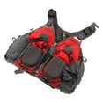 thumbnail image 1 of Gilet de Pêche à la Mouche en Maille, Rouge Respirant Léger Taille Libre Multiples Poches Réglables Gilet de Pêche à la Mouche Séchage Rapide pour l'Extérieur pour Pêcheur, 1 of 8