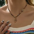 thumbnail image 4 of Beautiful Women's Christmas Necklace Adornment with Colorful Beads and Bohemian Styles Pendant for Fahsion Enthusiasts, 4 of 8