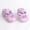 Purple, variant on Baby Girl Spring and Fall Bowknot Floral Single Shoes Newborn Non-slip Square Shoes