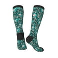 thumbnail image 4 of Haiem Lephants in the Jungle Socks, Funny Novelty Crazy Design Cotton Socks Sports Socks Knee High Socks For Men, Women,1Pairs - Gift For Working Friends, 4 of 9