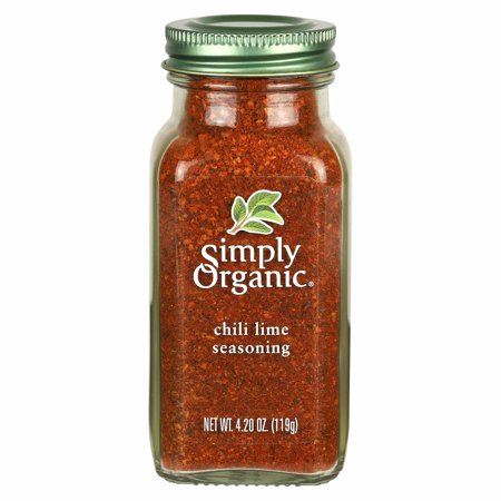 Simply Organic Organic Chili Lime Seasoning Powder, 4.20 Oz | Pack of 6