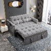 Gray-Tufted Design
