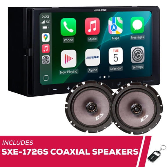 New Alpine ILX-W770 6.75" Digital Multimedia with SXE-1726S Coaxial Speakers
