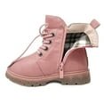 thumbnail image 4 of Girls Pull-On Lace-Up Comfort Combat with Side Zipper Ankle Boots (Toddler/Little Kid), 4 of 4