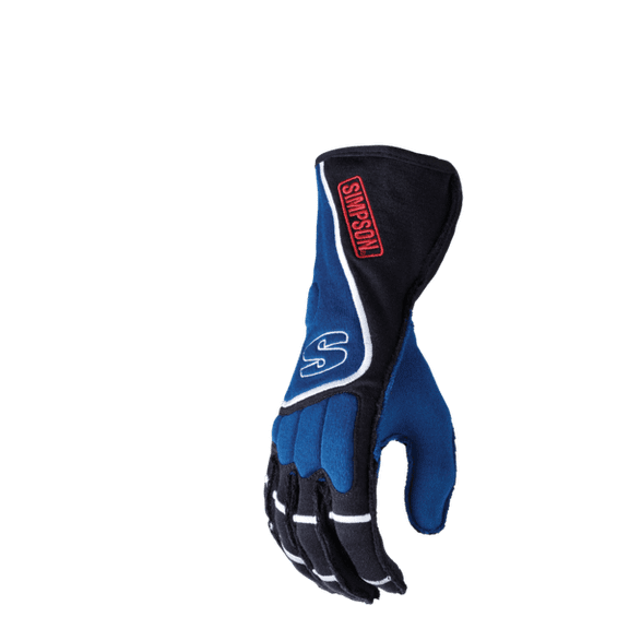 Simpson Racing DGXB DNA Racing Gloves Adult XL Blue/Black Pair