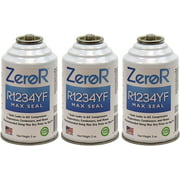 ZeroR R1234YF_ AC MAX Seal Leak Stop - Repairs Metal and Rubber - 3 Cans