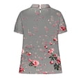 thumbnail image 5 of Womens White Tunic Tops Dressy Casual Womens V Neck T Shirts Loose Fit Try Before You Buy Womens Clothing, 5 of 5