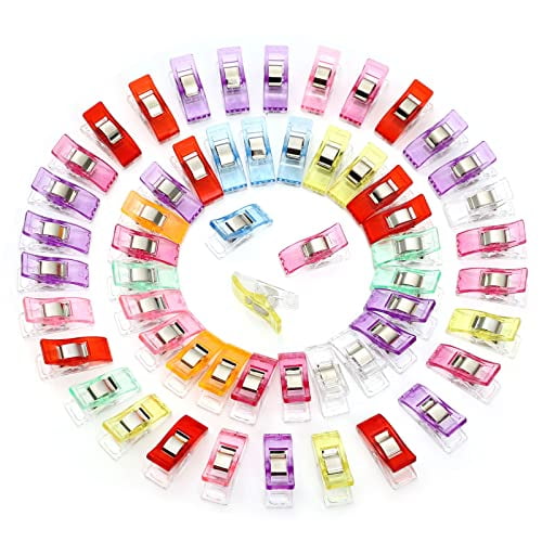 Pack of 60 Sewing Clips for Quilting Crafting,Multi-Color