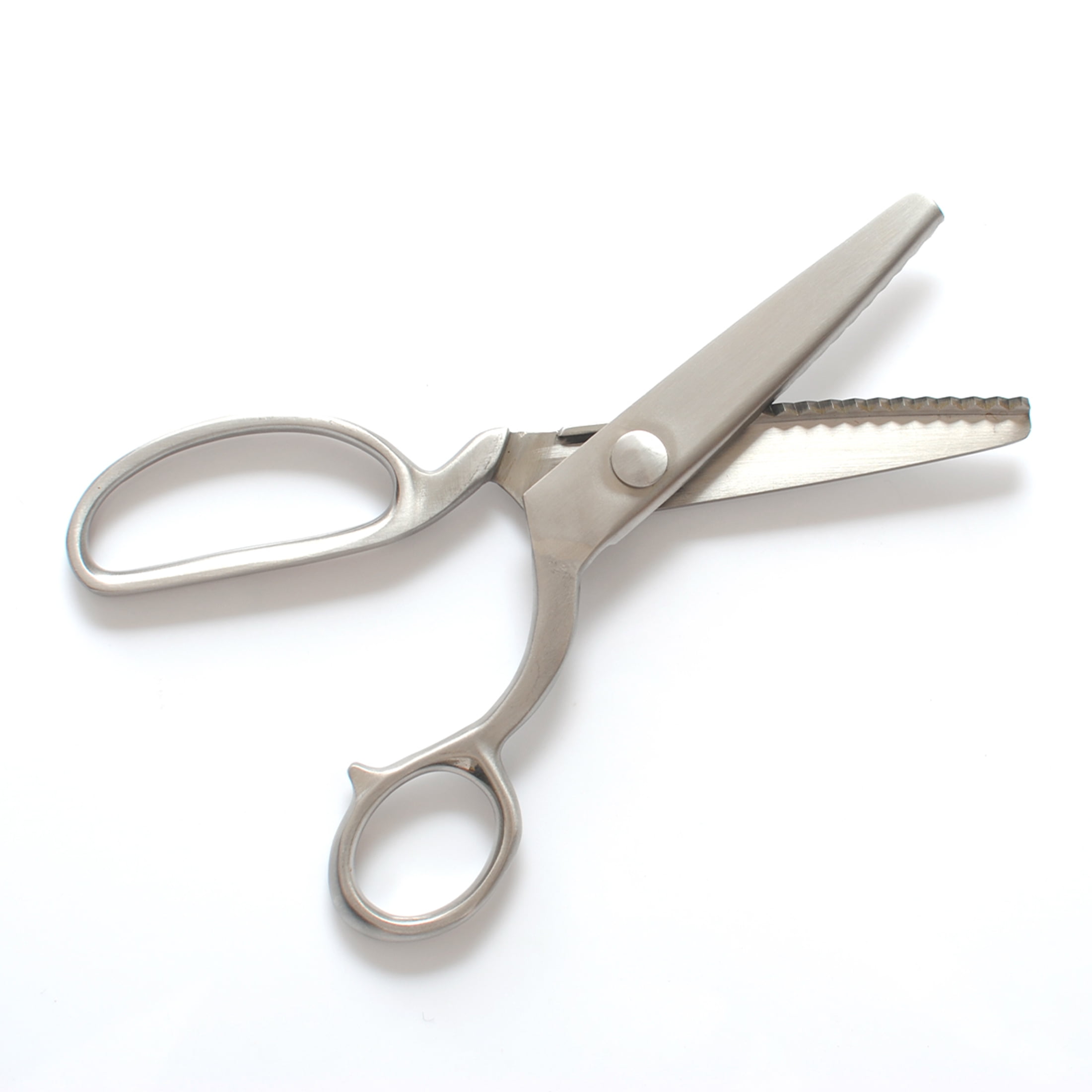 YJSStriving Pinking Shears Scissors for Fabric Heavy Duty Serrated Pinking Shears  Zig Zag Cut Scissors 8 Inch