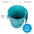 thumbnail image 4 of Camco Life is Better at the Campsite Pop-Up Container - Picnic Trash Can - 18 by 24-in, Teal (42987), 4 of 6