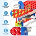 thumbnail image 1 of EDTara Jumbo 4-To-Score Giant Game Set, Indoor/Outdoor 4 In a Row Game for Kids and Adults, Includes 42 Jumbo Rings, Mesh Pocket, Quick-Release Slider, Perfect for Family Parties, 1 of 8