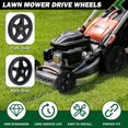 thumbnail image 3 of czcpp-8 Inch Lawn Mower Wheels 2 Pack 8" Push Lawn Mower Wheels with Bolts and Lock Nuts Kit Fit for Most Standard push Lawn Mowers/Generator/Garden Tiller/Handtruck, 3 of 4