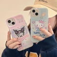 thumbnail image 2 of Botu sanrio-funda de teléfono kawaii anime Kuromi Cinnamoroll Pochacco para iPhone 14 13 12 11 Pro Max XR Y2k Girl, carcasa suave, 2 of 4