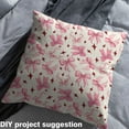 thumbnail image 2 of Manfei Kawaii Pink Bow Sewing & Crafting Fabric (1 Yard), Dreamy Bowknot Home Decor Fabric by the Yard, Sparkle Stars Fabric by the Yard for Girls Kids, 2 of 6