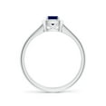 thumbnail image 2 of ANGARA Natural Cushion Blue Sapphire Ring with Diamond Halo in 14K White Gold for Women (Size-4mm) | September Birthstone, Birthday, Anniversary, Jewelry Gift for Women | Natural Blue Sapphire Ring, 2 of 9