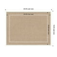 thumbnail image 5 of Kate and Laurel Framed Fabric Pinboard 25 x 19, White Scalloped Edge Printed Linen Modern Bulletin Board for Use as a Vision Board or Wall Organization, Lucie White Frame, 5 of 8