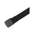 thumbnail image 2 of INSPIRE CHIC Unisex's Outdoor Belt Nylon Canvas Belts Breathable Plastic Buckle for Pants Skirts 123x3.8cm/48.4x1.5" Black, 2 of 6