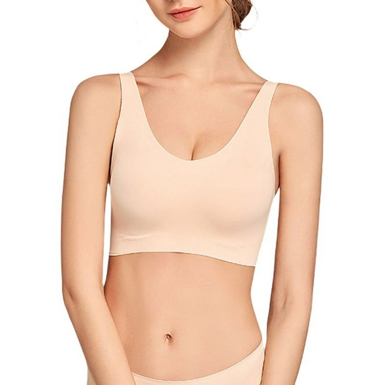 Women Comfortable Bras, Seamless Wire Free Everyday Bras, Soft and Light  Basic Bras for Women