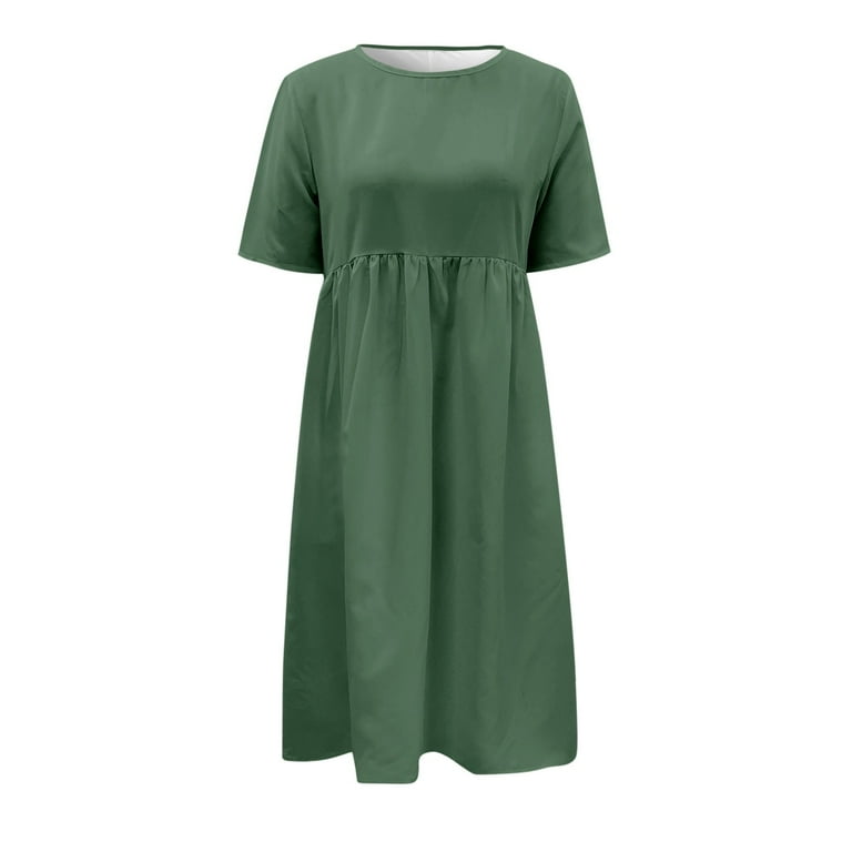 Casual green dresses juniors sales