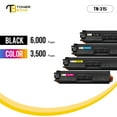 thumbnail image 4 of Toner Bank 4-Pack Compatible Toner Replacement for Brother TN-315BK HL-4150CDN 4570CDW 4570CDWT MFC-9460CDN 9560CDW 9970CD Pritner Toner Ink Black, Cyan, Magenta, Yellow, 4 of 7