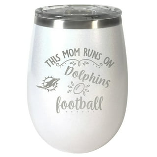 The Memory Company White Miami Dolphins Personalized 30oz. Stainless Steel Bluetooth Tumbler