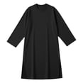 thumbnail image 4 of kaondbfi Summer T Shirts for Women Women's Autumn New Muslim Stand Up Collar Button Solid Color Long Sleeved Shirt Womens Essentials Fashion Clothing, 4 of 4