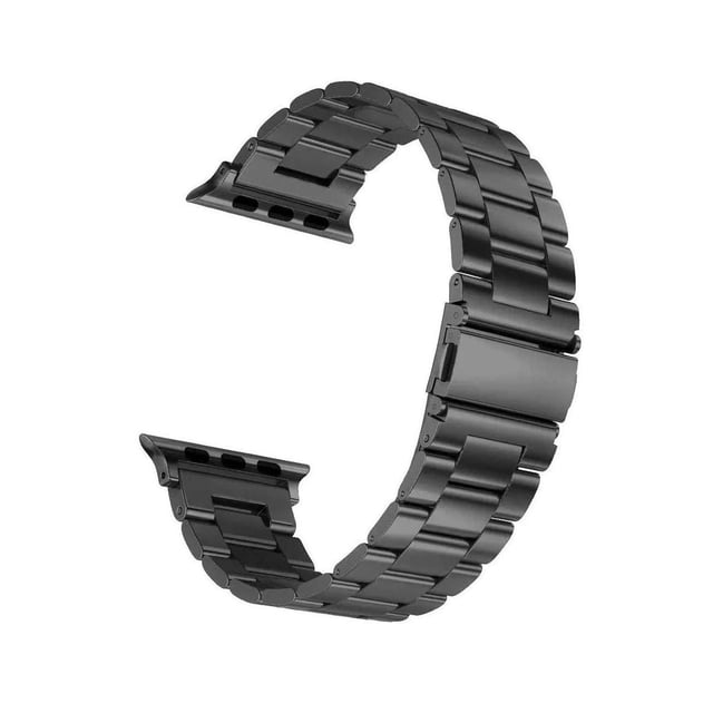 Correa Apple Watch 42/44mm Eslabon Acero Inoxidable Negro Genérica Compatible Apple Watch 42/44mm