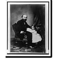 thumbnail image 2 of Historic Framed Print, Little Mollie Garfield & her father, 17-7/8" x 21-7/8", 2 of 9