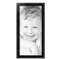 thumbnail image 2 of ArtToFrames 11" x 24" Black Engraved Edges Picture Frame, 11x24 inch Black Wood Poster Frame (WOM-4055), 2 of 8