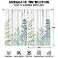thumbnail image 2 of Leaves Of Green Plants Curtains-blackout Curtains Bedroom Decor Living Room Darkening Grommet Window Drapes 2 Panels Set 52"x 84", 2 of 2
