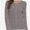 Charcoal Heather, variant on Women's Long Sleeve Button Down Crew Neck Classic Sweater Cardigan