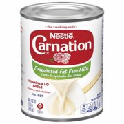 2X - Nestle Carnation Fat Free Evaporated Milk Vitamins A and D Added