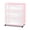 Pink, variant on Sterilite Wide 3 Drawer Plastic Storage Cart - Rolling Organizer - White