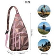 thumbnail image 3 of Waterproof Hiking Backpack Sling Bag for Women – Fashionable Lightweight Crossbody Bag with Adjustable Strap, Chic Retro Geometric Chest Bag for Travel, Outdoor Adventures & Everyday Use, 3 of 4