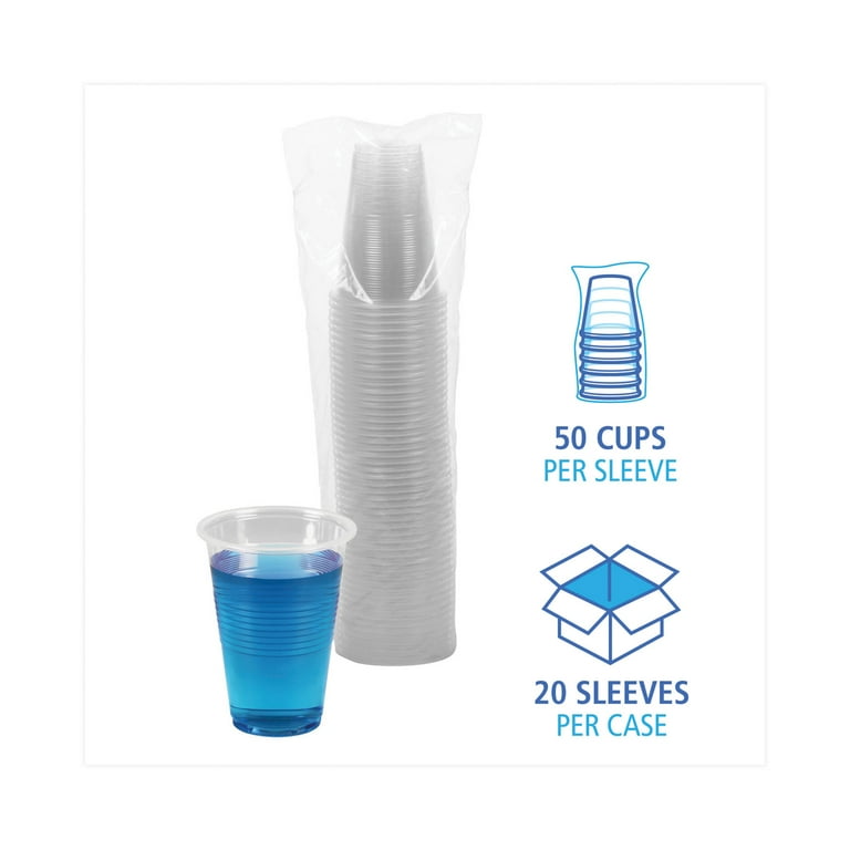 Translucent Plastic Cold Cups 2C 9 Oz 2C 100 2FSleeve 2C 25 Sleeves