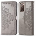 thumbnail image 1 of GFDYREE Galaxy S20 FE 5G Case Leather Wallet Flip Magnetic Closure Case Samsung S20 FE 5G Phone Case with Card Slots Protective Case for Samsung Galaxy S20 FE 5G / S20 Lite. SD Mandala - Gra, 1 of 7