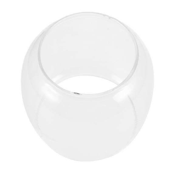 Hemobllo Kerosene Lamp Shade Round Vintage Glass 1Pack