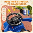 thumbnail image 5 of COCLUB 3 In 1 Push Car for Toddlers, Licensed Ford F-150 Push Car with Removable Parents Handle, Guardrails, Horn, LED Light, Toddlers Ride On Toys for Ages 18-36 Months, Blue, 5 of 8