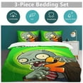thumbnail image 6 of Plants Vs Zombies 3-Piece Bedding Set Soft Warm And Comfortable Bed Set with 1 Duvet Cover And 2 Pillowcases, 6 of 8