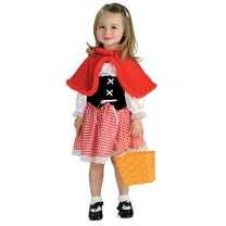 RUBIES II Little Red Riding Hood Fancy-Dress Costume with Cape for Toddler Girls, Size 4-6