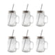 thumbnail image 4 of Juego 6 Tarros Mason Jar Asa Tapa + Jarra Vidrio Giza 1.3l Transparente, 4 of 4