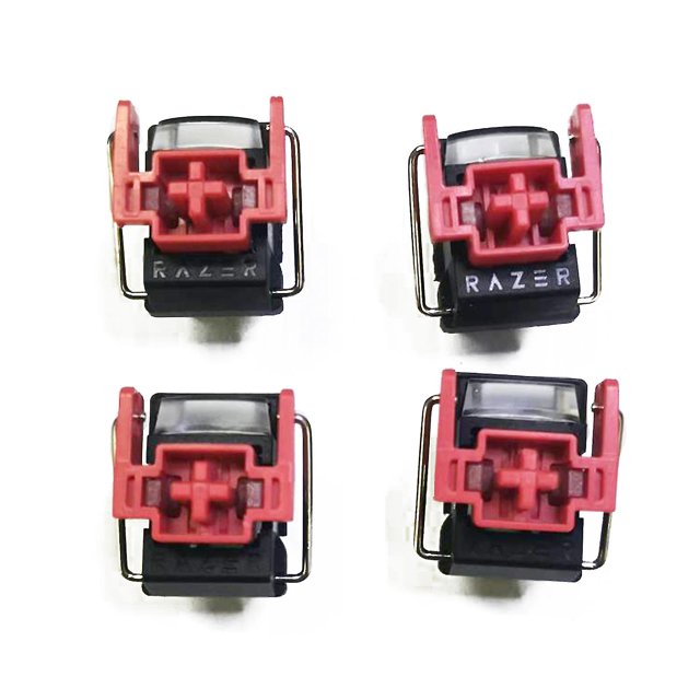 Interruptor rojo V2 Slient Liner, interruptores ópticos Clicky Diy intercambiables en caliente para Razer