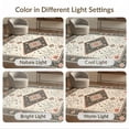 thumbnail image 5 of ODIKA 4'x6' Ultra-Soft Area Rug, Boho Vintage Hallway Emblems Hallways Flower Retro Vine Mirrored None Washable, Bare feet friendly, Silk-Touch for Bedroom Home office, 5 of 5