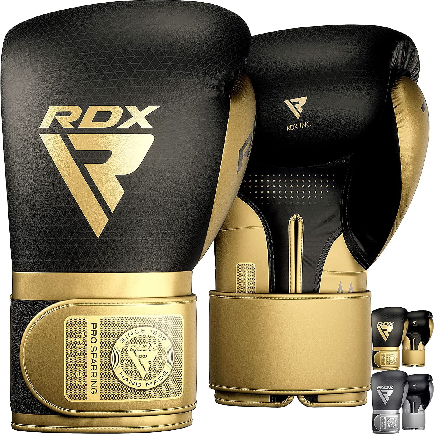 Double End Speed Ball Focus Pads Punching RDX Boxing Gloves for Training Muay Thai Micro Skin Combat Leather Wrinkle Free Mitts for Sparring Kickboxing Fighting Great for Heavy Punch Bag