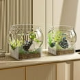 thumbnail image 4 of Wmool Aquarium Small Fish Tank Break-Resistant Plastic Betta Bowl Fish, 4 of 9
