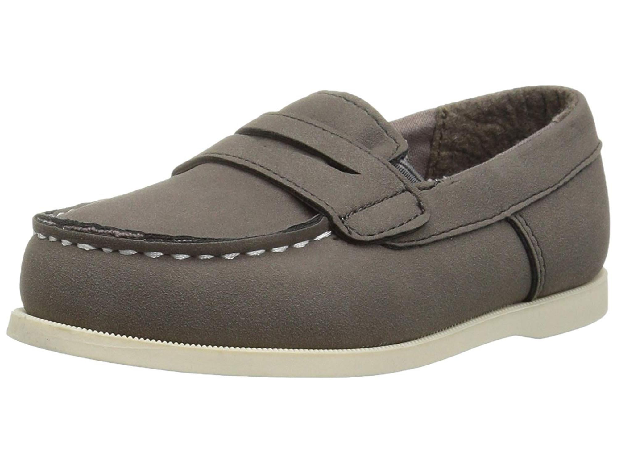 Carter's Kids Carter's Boys Simon 4 Slip On Penny Loafers, Grey, Size
