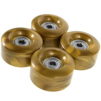 OFFIGAM 4Pcs Roller Skates Wheels Indoor Quad Roller Skate Wheels Nonluminous for Beginners and Skaters